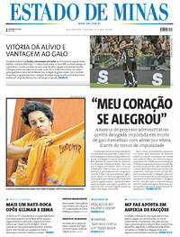 Capa do jornal Estado de Minas 24/04/2026