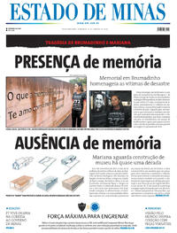 Capa do jornal Estado de Minas 25/01/2026