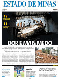 Capa do jornal Estado de Minas 26/02/2026