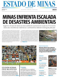 Capa do jornal Estado de Minas 27/04/2026