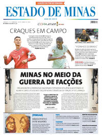 Capa do jornal Estado de Minas 27/06/2026