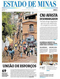 Capa do jornal Estado de Minas 28/02/2026