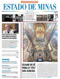 Capa do jornal Estado de Minas 28/03/2026