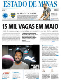 Capa do jornal Estado de Minas 28/04/2026