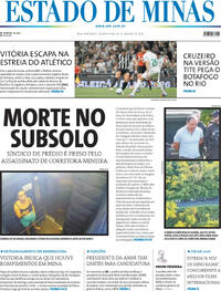 Capa do jornal Estado de Minas 29/01/2026