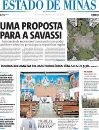 Capa Jornal Estado de Minas