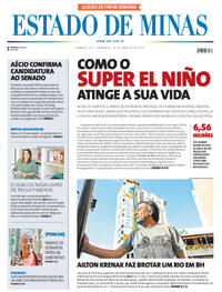 Capa Estado de Minas 29/08/2026