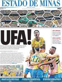 Capa Estado de Minas 30/06/2026