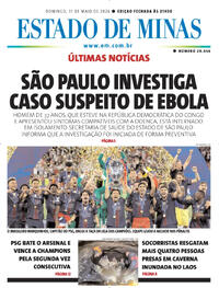 Capa Estado de Minas 31/05/2026