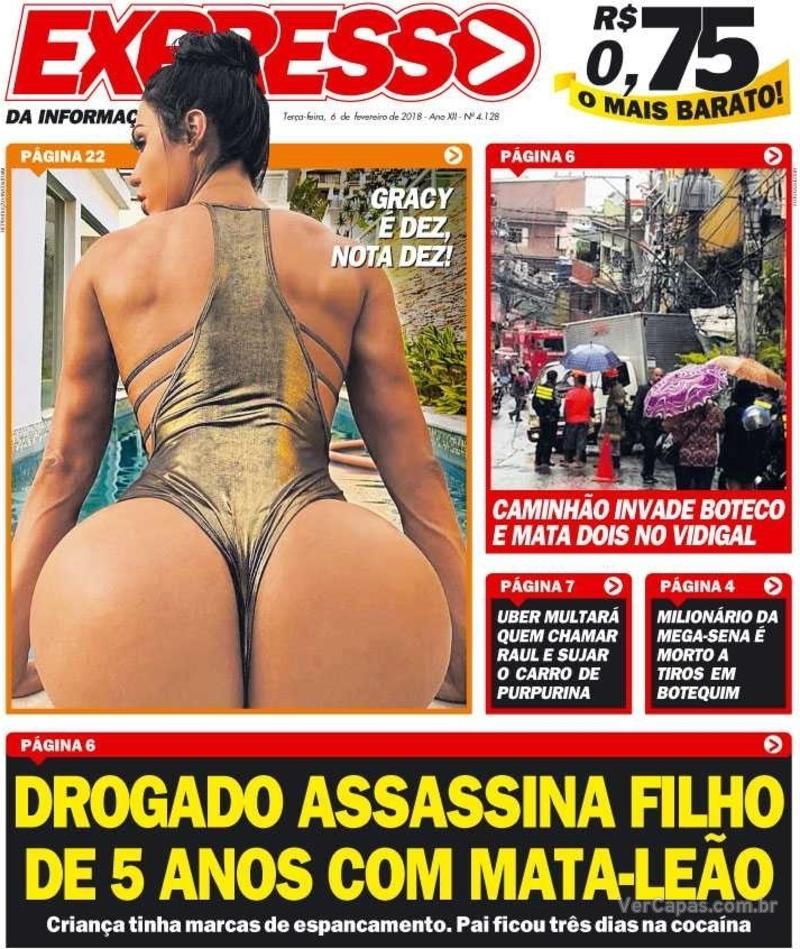 Capa do jornal Expresso da Informação 06/02/2018
