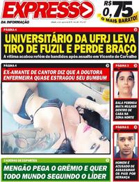 Capa do jornal Expresso da Informação 04/08/2018