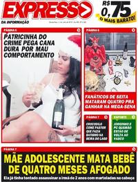 Capa do jornal Expresso da Informação 06/06/2018