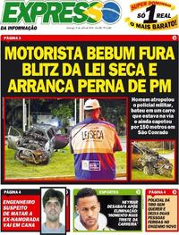 Capa do jornal Expresso da Informação 08/07/2018