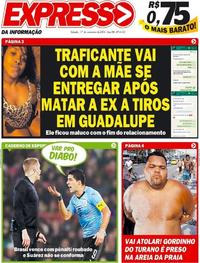 Capa do jornal Expresso da Informação 17/11/2018