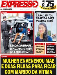 Capa do jornal Expresso da Informação 18/10/2018