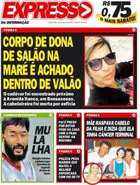 Capa do jornal Expresso da Informação 24/01/2018