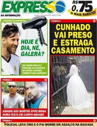 Capa do jornal Expresso da Informação 26/06/2018