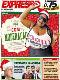 Capa do jornal Expresso da Informação 25/12/2018
