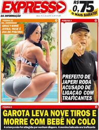Capa do jornal Expresso da Informação 28/07/2018