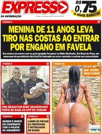 Capa do jornal Expresso da Informação 05/02/2019