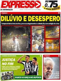 Capa do jornal Expresso da Informação 07/02/2019