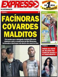 Capa do jornal Expresso da Informação 04/08/2019