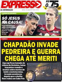 Capa do jornal Expresso da Informação 04/10/2019
