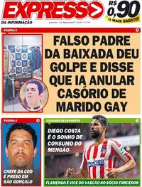 Capa do jornal Expresso da Informação 04/12/2019