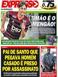 Capa do jornal Expresso da Informação 05/06/2019