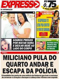 Capa do jornal Expresso da Informação 05/07/2019