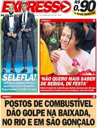 Capa do jornal Expresso da Informação 10/12/2019