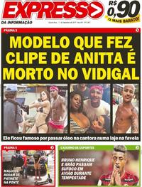 Capa do jornal Expresso da Informação 11/12/2019
