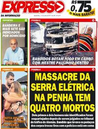 Capa do jornal Expresso da Informação 12/06/2019