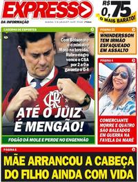 Capa do jornal Expresso da Informação 13/06/2019