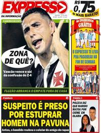 Capa do jornal Expresso da Informação 14/06/2019