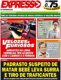 Capa do jornal Expresso da Informação 14/08/2019