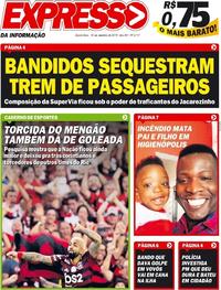 Capa do jornal Expresso da Informação 18/09/2019