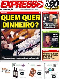 Capa do jornal Expresso da Informação 20/12/2019
