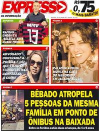 Capa do jornal Expresso da Informação 25/06/2019