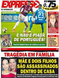 Capa do jornal Expresso da Informação 25/07/2019