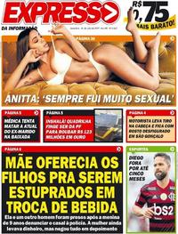 Capa do jornal Expresso da Informação 26/07/2019