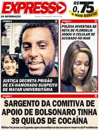 Capa do jornal Expresso da Informação 27/06/2019