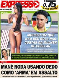 Capa do jornal Expresso da Informação 28/08/2019