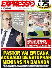 Capa do jornal Expresso da Informação 30/07/2019