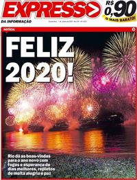 Capa do jornal Expresso da Informação 01/01/2020