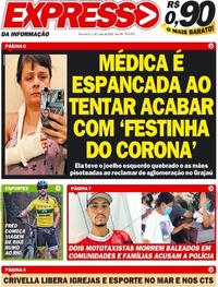 Capa do jornal Expresso da Informação 02/06/2020