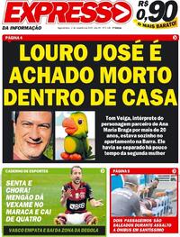 Capa do jornal Expresso da Informação 02/11/2020