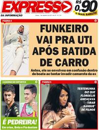 Capa do jornal Expresso da Informação 05/12/2020