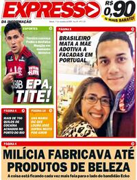 Capa do jornal Expresso da Informação 07/11/2020