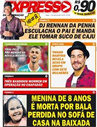 Capa do jornal Expresso da Informação 11/01/2020